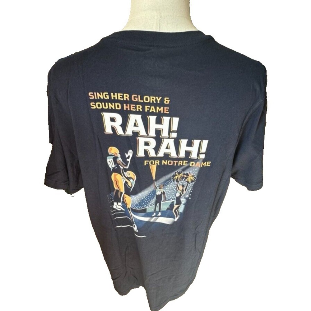 NCAA Notre Dame Fighting Irish School Song 2022 Football‎ Graphic Tee Shirt XL
